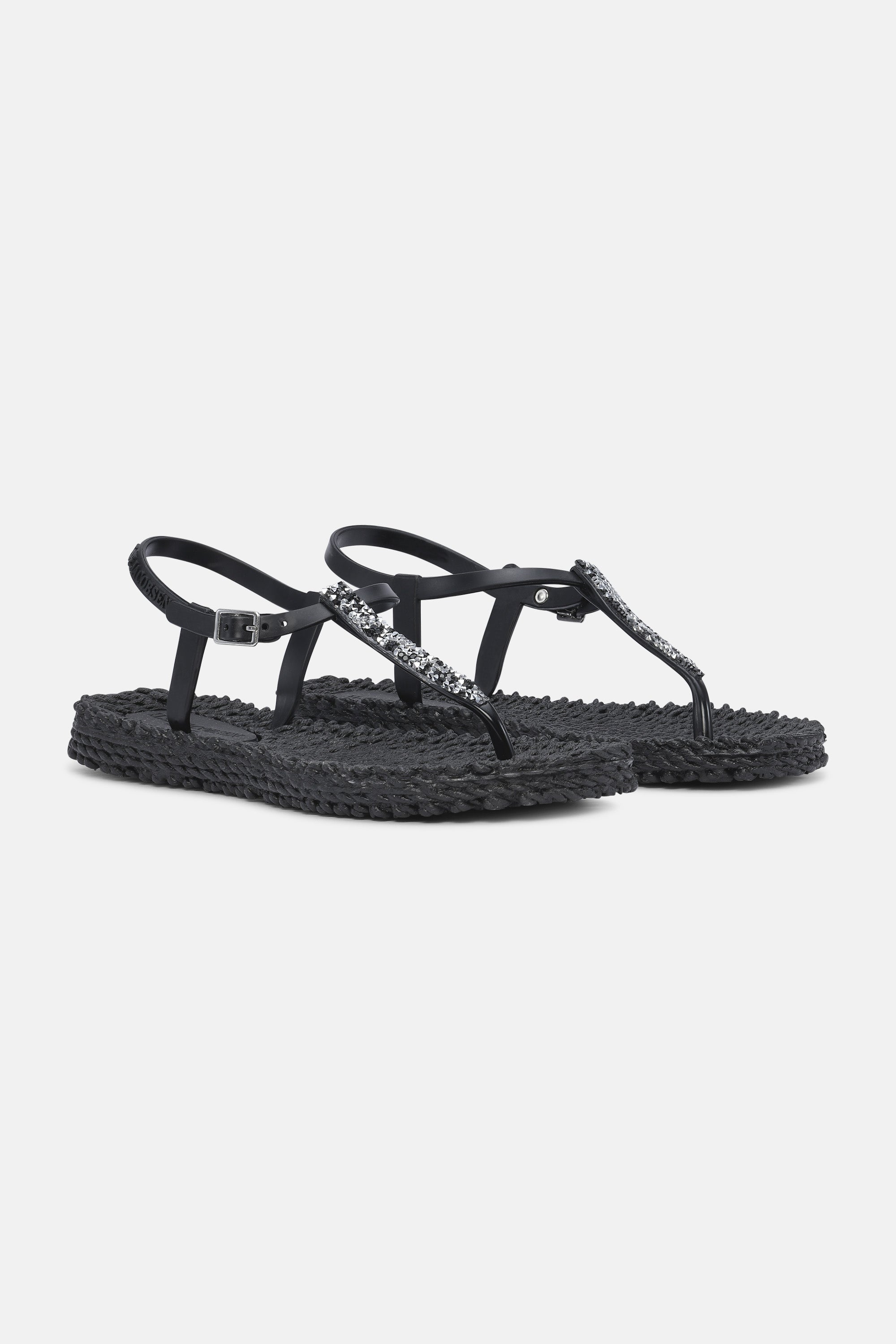 Ilse Jacobsen Hornbæk Footwear Flip Flops Strasssteinen Flip-flops 001 Black